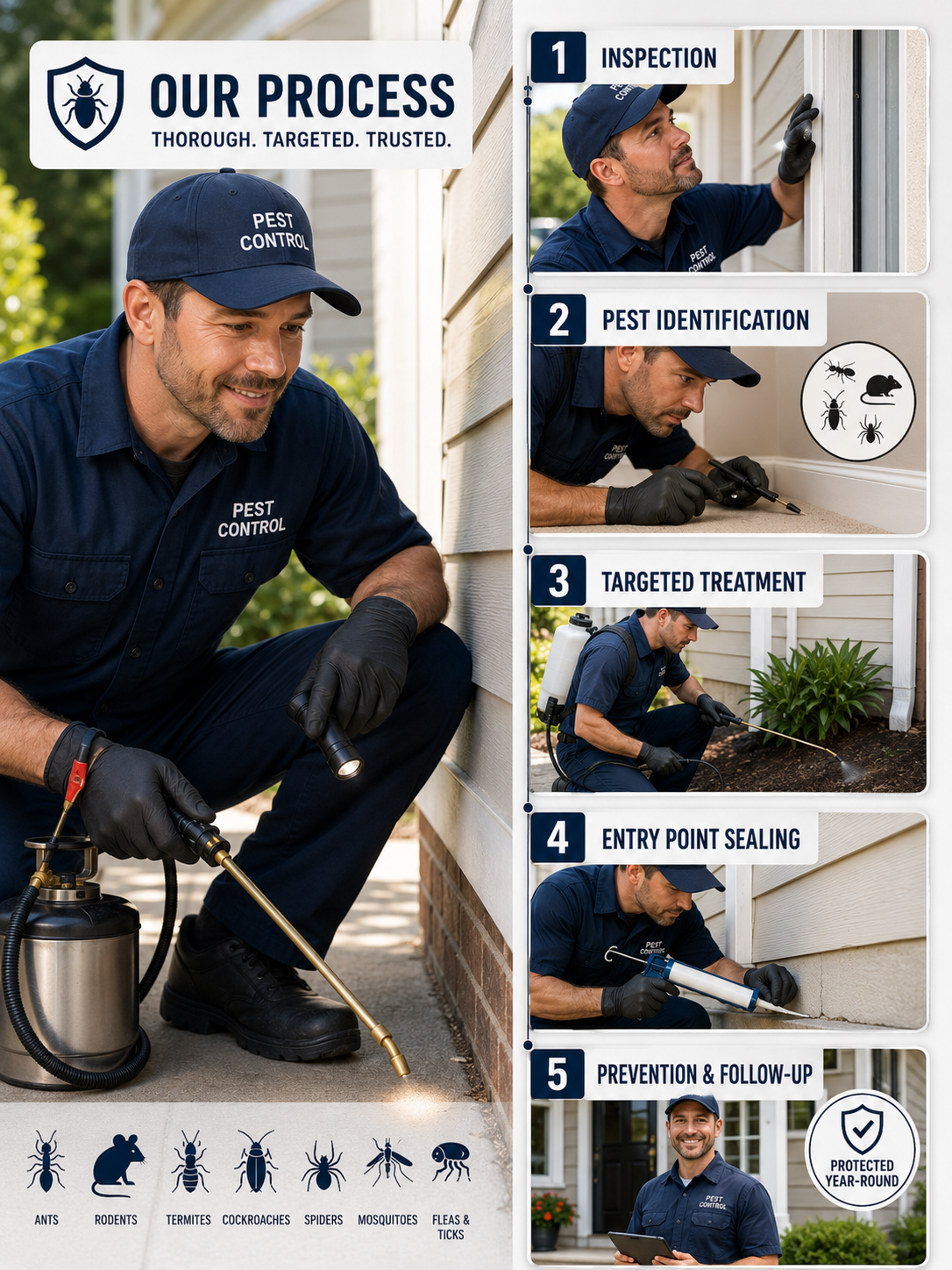 How Our Pest Control Response Process Works
